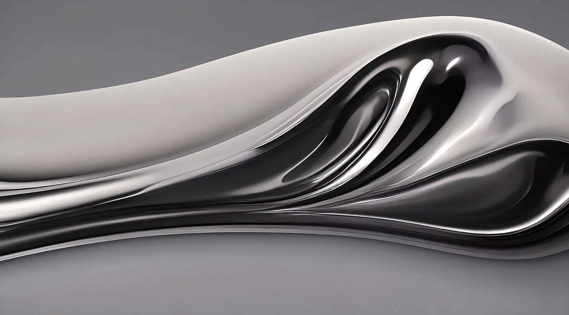 Glossy Metallic Flow Abstract Motion Backdrop Stock Video